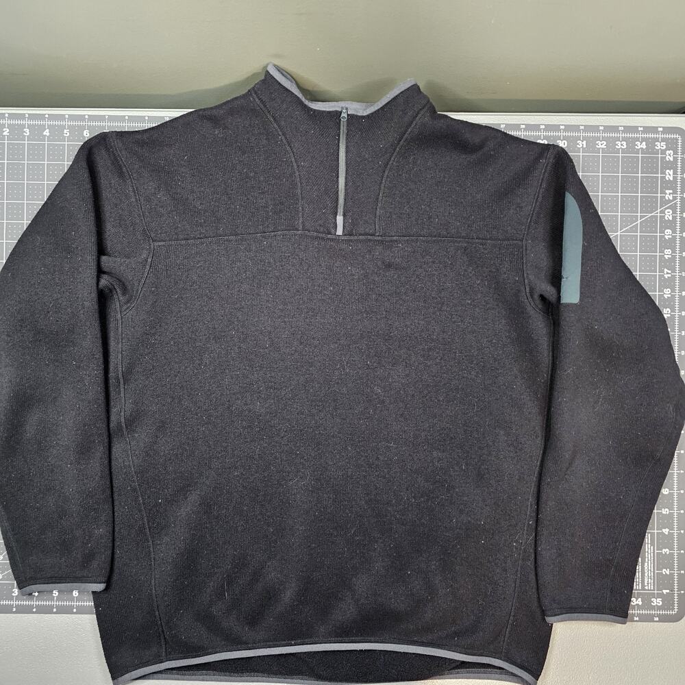 Arc'teryx Covert 1/2 Zip Pullover XL Polartec Fleece Jacket Black Tactical Work